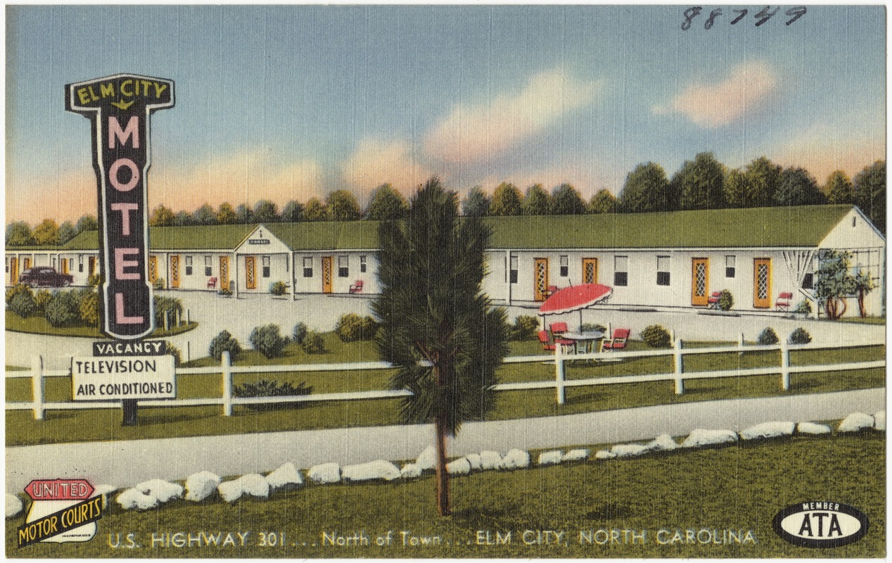 Elm City Motel, U.S. Highway 301... North of town... Elm City, North Carolina