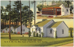 Thompson's Cottage Court and Diner, on U.S. 15A, two miles south of Fayetteville, North Carolina