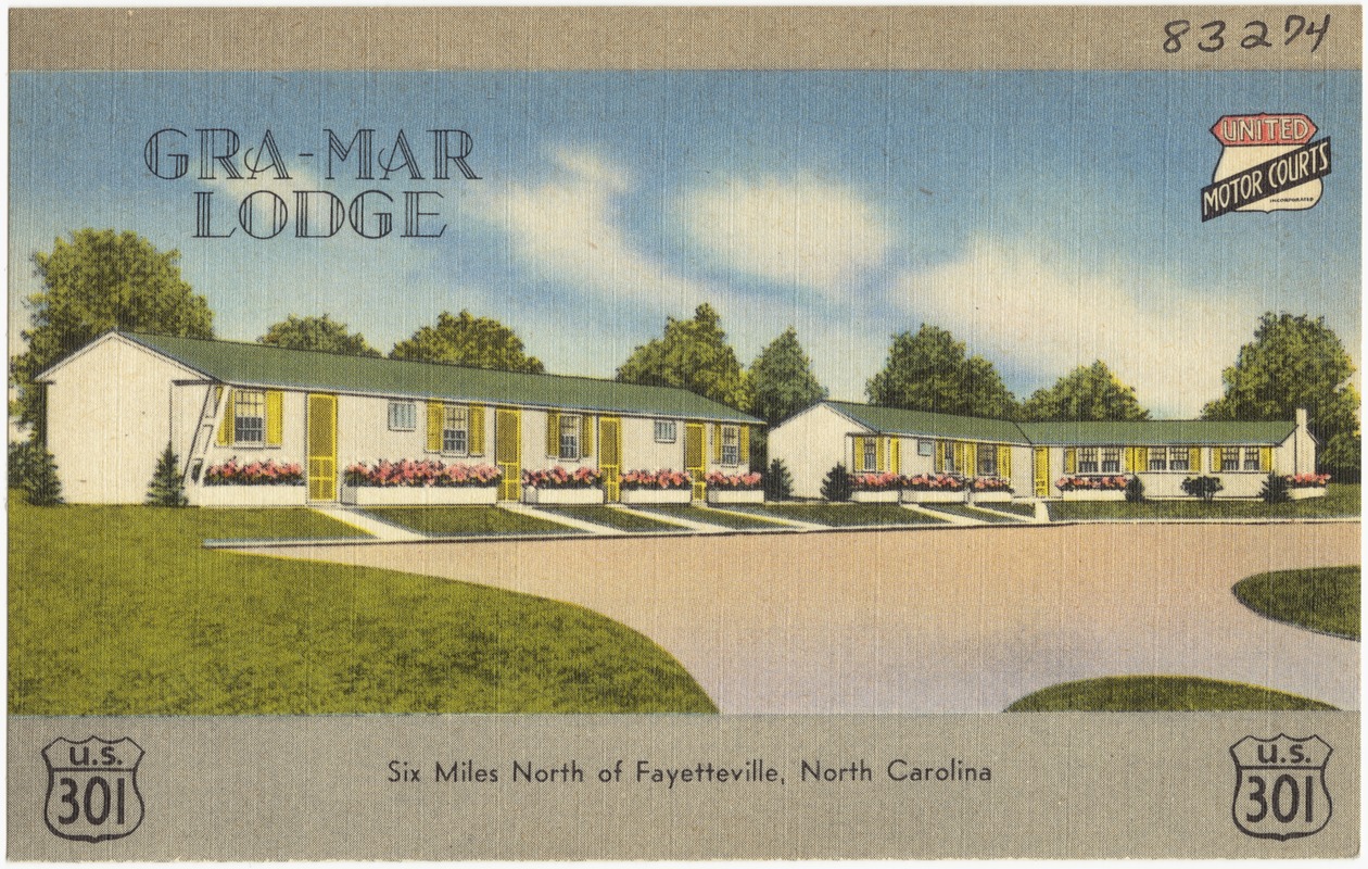 Gra-Mar Lodge, U.S. 301, six miles north of Fayetteville, north Carolina
