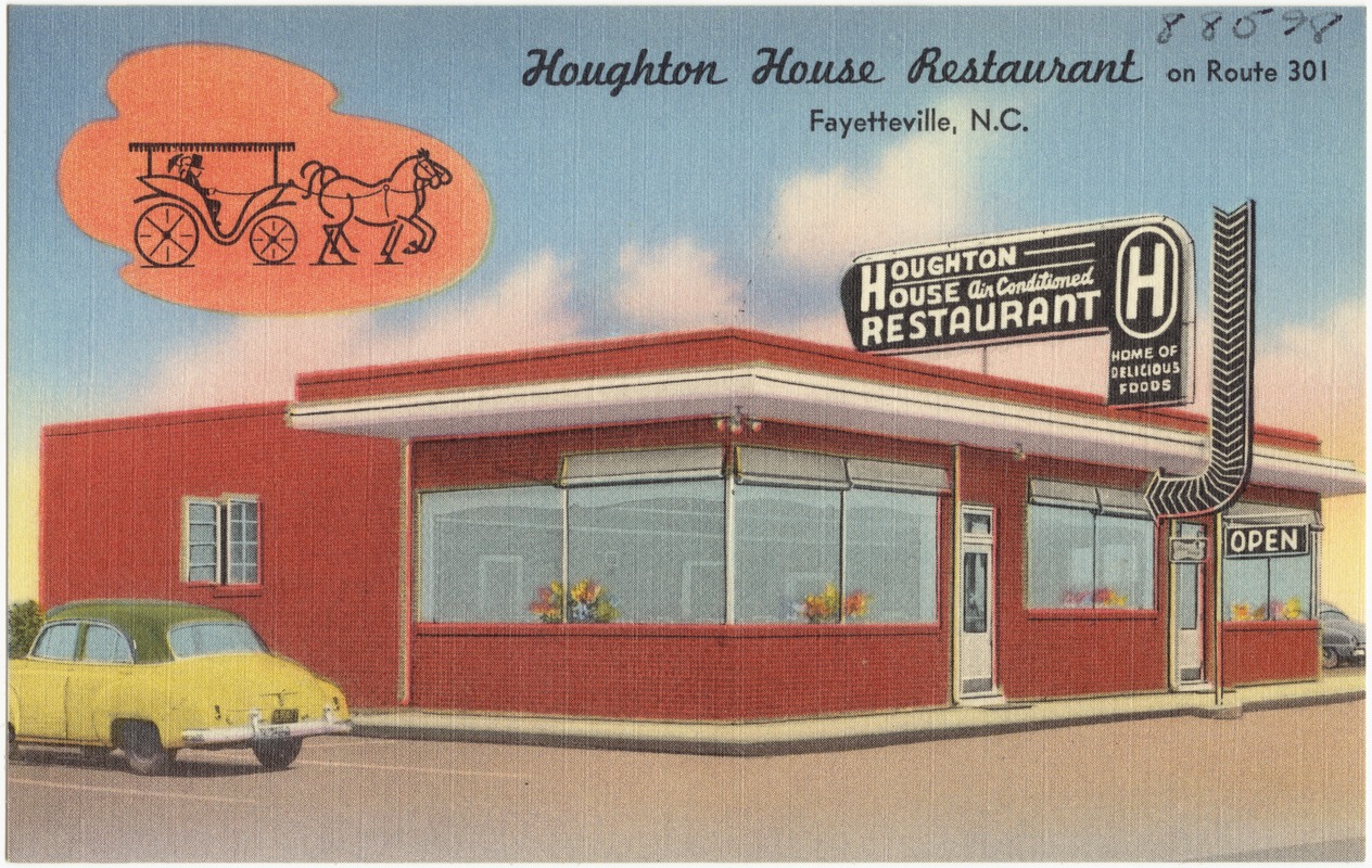 Houghton House Restaurant on Route 301, Fayetteville, N.C.