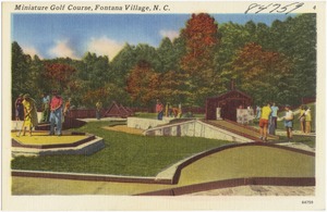 Miniature Golf Course, Fontana Village, N. C.