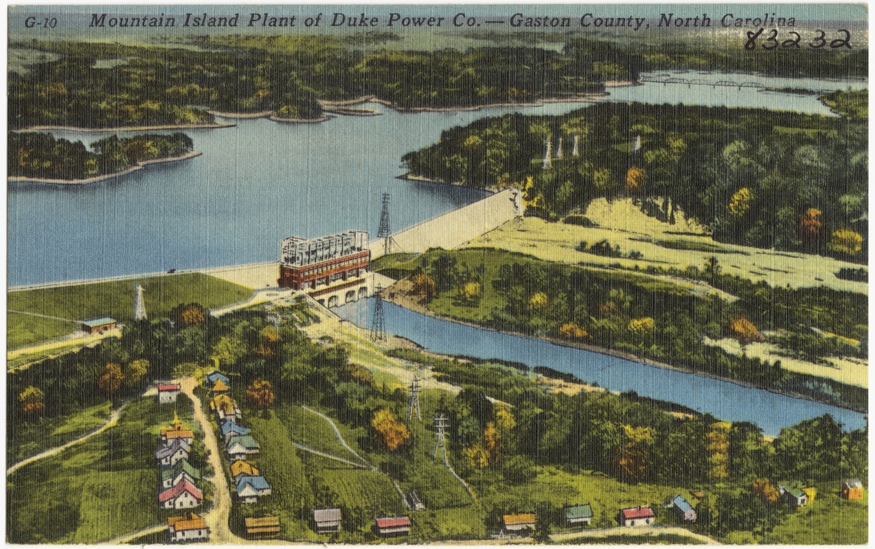 Mountain Island Plant of Duke Power Co. -- Gaston County, North Carolina