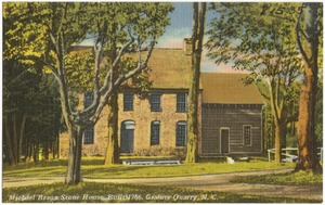 Michael Braun Stone House, built 1766, Granite Quarry, N. C.