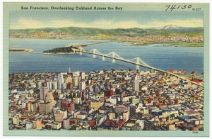 San Francisco, overlooking Oakland across the Bay