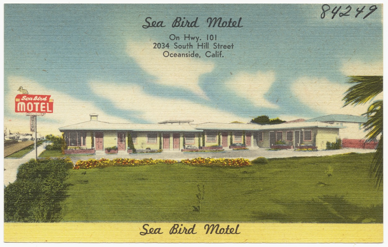 Sea Bird Motel, On Hwy. 101, 2034 South Hill Street, Oceanside, Calif.