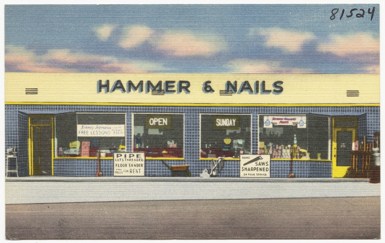Hammer & Nails Hardware Digital Commonwealth