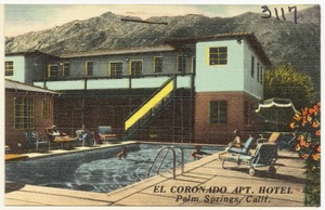 El Coronado Apt. Hotel, Palm Springs, Calif.
