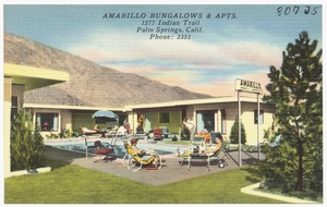 Amarillo Bungalows & Apts., 1577 Indian Trail, Palm Springs, Calif., Phone:2351