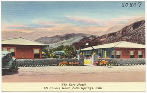 The Sage Hotel, 221 Sonora Road, Palm Springs, Calif.