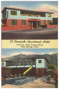 El Coronado Apartment Hotel, 1410 So. Palm Canyon Drive, Palm Springs, Calif.