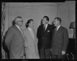 John Bolten, Howard Butt, Billy Graham, and Rev. Dr. Harold J. Ockenga