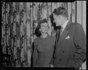 Billy Graham and Ruth Bell Graham looking at each other