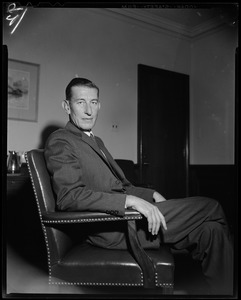 Roger C. Damon of Dedham, Fitchburg native and Yale graduate, who heads First National Bank of Boston