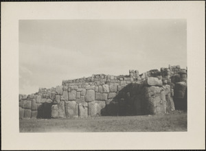 Sacsahuaman [i.e. Sacsayhuamán] fortress overlooking Cuzco
