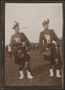 Portland, England, pipers of the regiment
