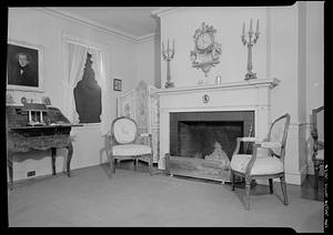 Von Saltza House, interior, fireplace