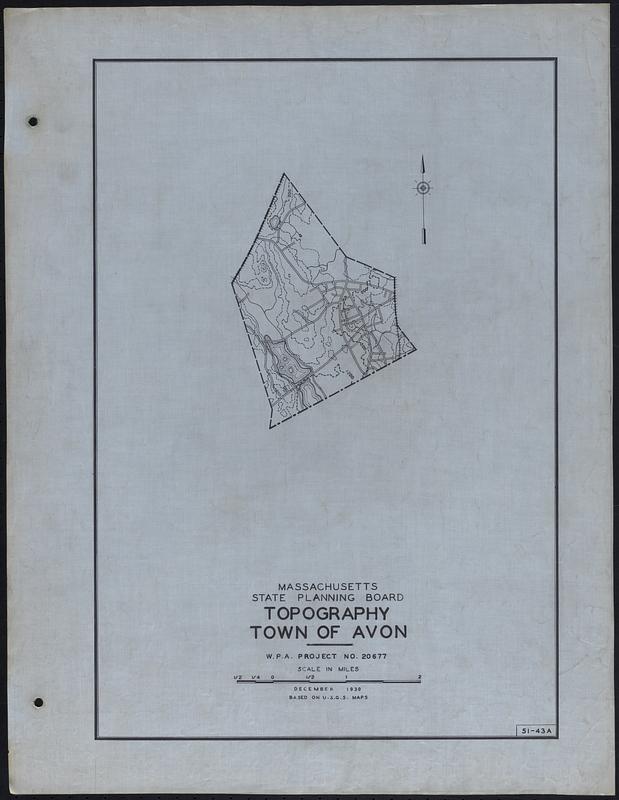 Topography Town of Avon - Digital Commonwealth