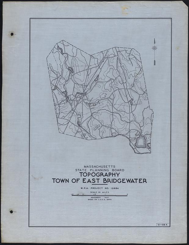 Topography Town of East Bridgewater Digital Commonwealth