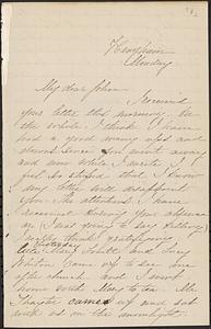 Letter from Mary W. Glover to John D. Long, 1871