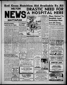 Milton Mattapan News, November 29, 1946