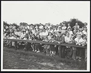 Part of crowd of over 600