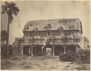 Stone ratha [i.e. Bhima Ratha] at Mahavellipooram
