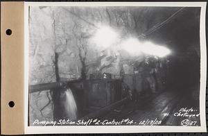 Contract No. 14, East Portion, Wachusett-Coldbrook Tunnel, West Boylston, Holden, Rutland, pumping station at Shaft 2, Holden, Mass., Dec. 17, 1928