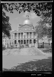 State House in summer, Boston