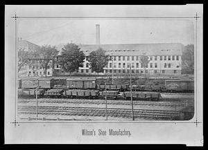 Wilson’s Shoe Manufactory, corner of Walnut St. and North Ave.