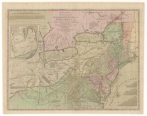 Bowles's new pocket map of the following independent states of North America, viz. Virginia, Maryland, Delaware, Pensylvania, New Jersey, New York, Connecticut & Rhode Island