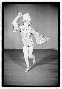 Girl dancer in costume