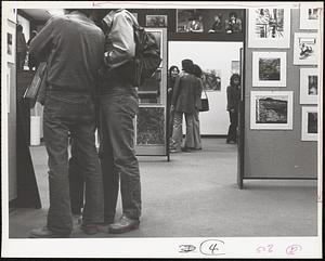 Student art exhibition opening