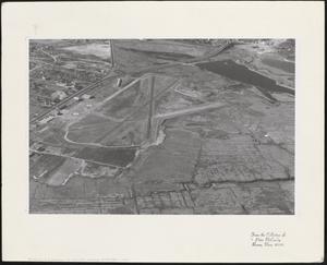 Aerial view during construction of Revere Airport