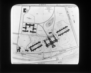 Plan of General Layout, Perkins Institution, 1913