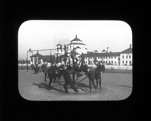 Playground, Overbrook School for the Blind, ca. 1905
