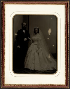 B.J. Lang, Margaret Burrage wedding portrait