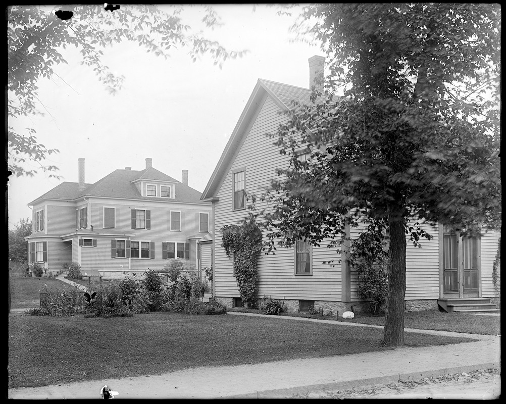 27 Wilson Street, front, fall Digital Commonwealth