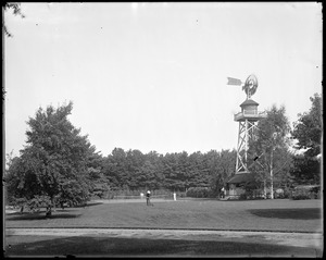 F. S. Clark's tennis and croquet grounds, fall