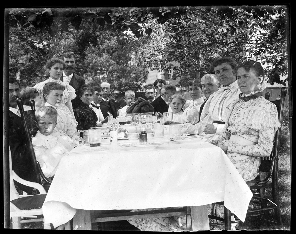 Fourth of July dinner party at H. W. Sheldons
