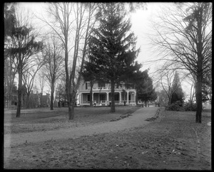 Mrs. Talbot's driveway showing way it was left by contractor