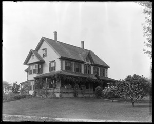 Mrs. A. Wilson's house, N.E. corner