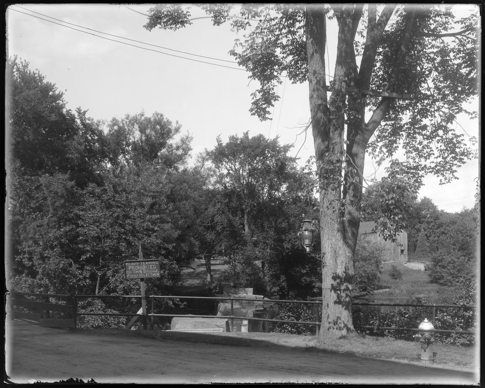 Dam at No. Billerica, Mass from Talbot Mill office step - Digital  Commonwealth