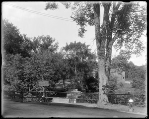 Dam at No. Billerica, Mass from Talbot Mill office step