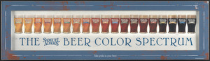 The Sam Adams beer color spectrum