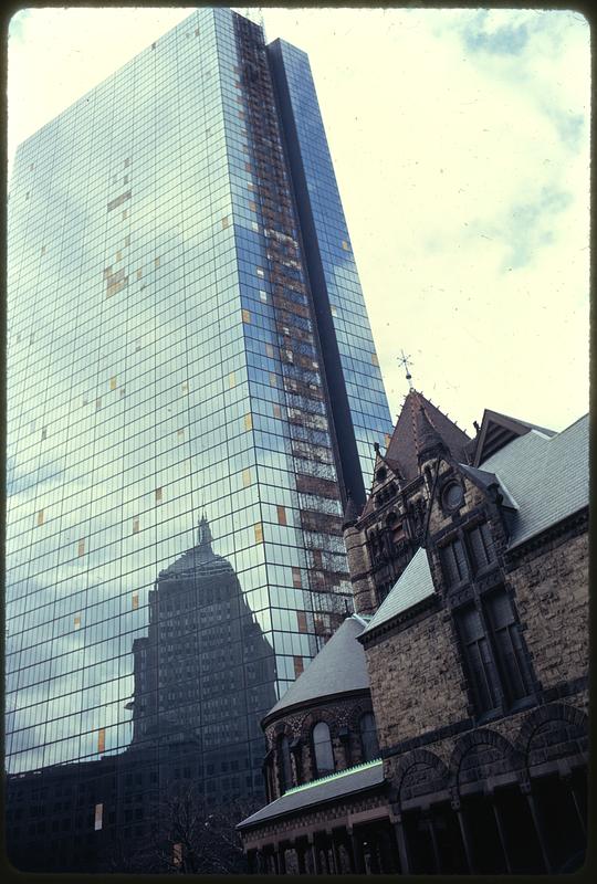 New John Hancock with old John Hancock reflected