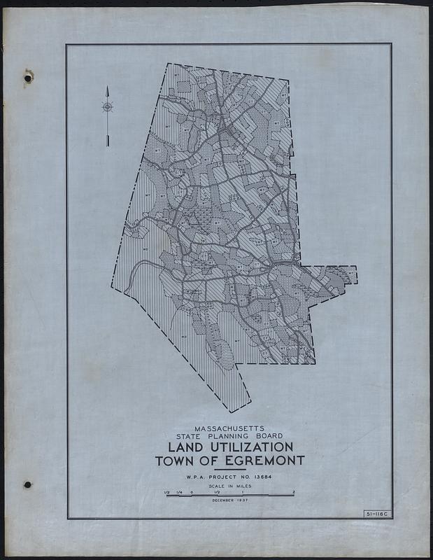 Land Utilization Town of Egremont Digital Commonwealth