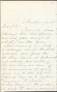 Letter from Mary W. Glover to John D. Long, January 20