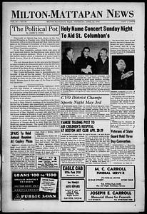 Milton Mattapan News, April 22, 1948