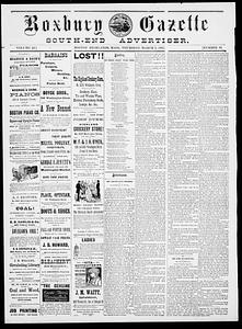 Roxbury Gazette and South End Advertiser, March 05, 1885