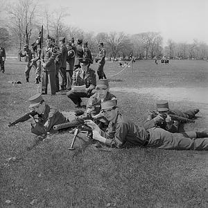 ROTC inspection, Buttonwood Park, New Bedford